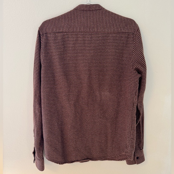 NEW w/o Tags OLOW Long Sleeve Flannel Tunic Button Down Shirt size Medium - Picture 4 of 7